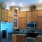 ADDED UPPER WALL CABINETS